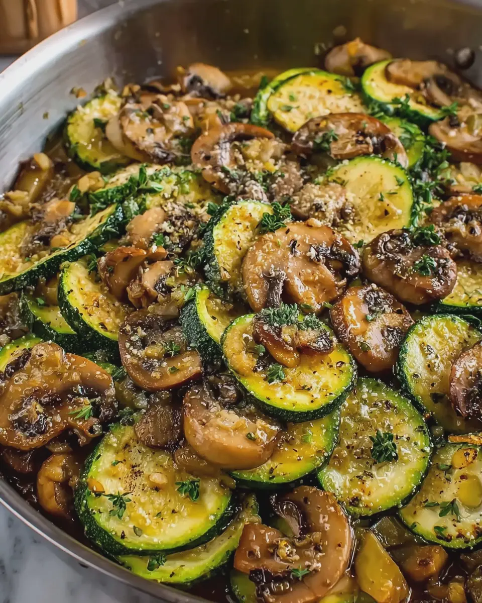 Garlic Butter Zucchini and Sautéed Mushrooms: Easy Comfort Food