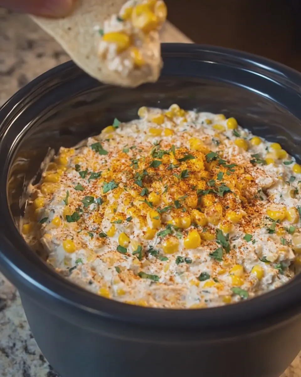 Slow Cooker Corn Dip: The Best Creamy &amp; Savory Treat with Turkey Bacon