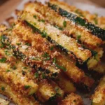 Crispy Parmesan Zucchini Fries