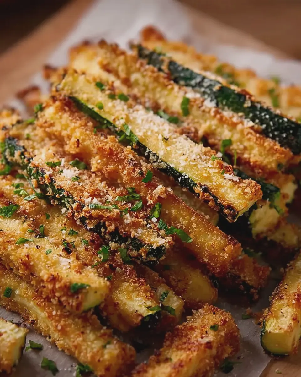 Crispy Parmesan Zucchini Fries: Easy, Irresistibly Crunchy Snack