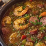 Shrimp and Beef Sausage Gumbo