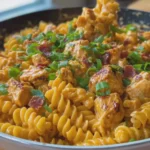 Creamy BBQ Chicken and Cheddar Rotini