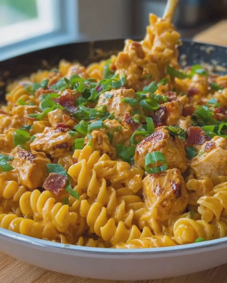 Creamy BBQ Chicken and Cheddar Rotini: Your New Favorite Comfort Dish