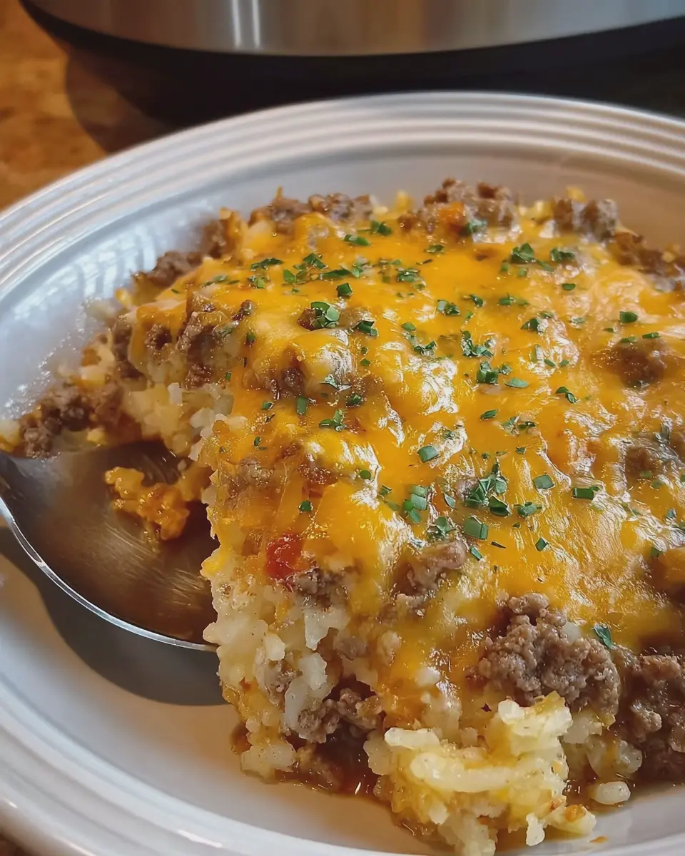 Crockpot Cheesy Beef and Hash Brown Casserole: Easy Comfort Food