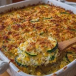 Cheesy Zucchini Corn Casserole