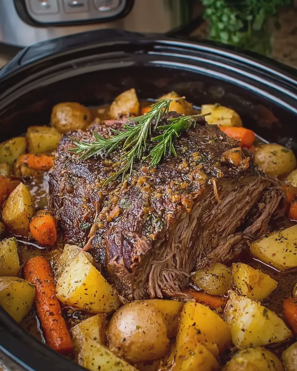 Sunday Style Pot Roast: Indulgent Flavor with Buttered Potatoes