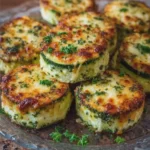 Anti-Inflammatory Cheesy Zucchini Rounds