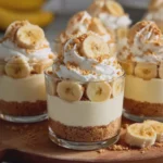 No-Bake Banana Pudding Cheesecake Cups