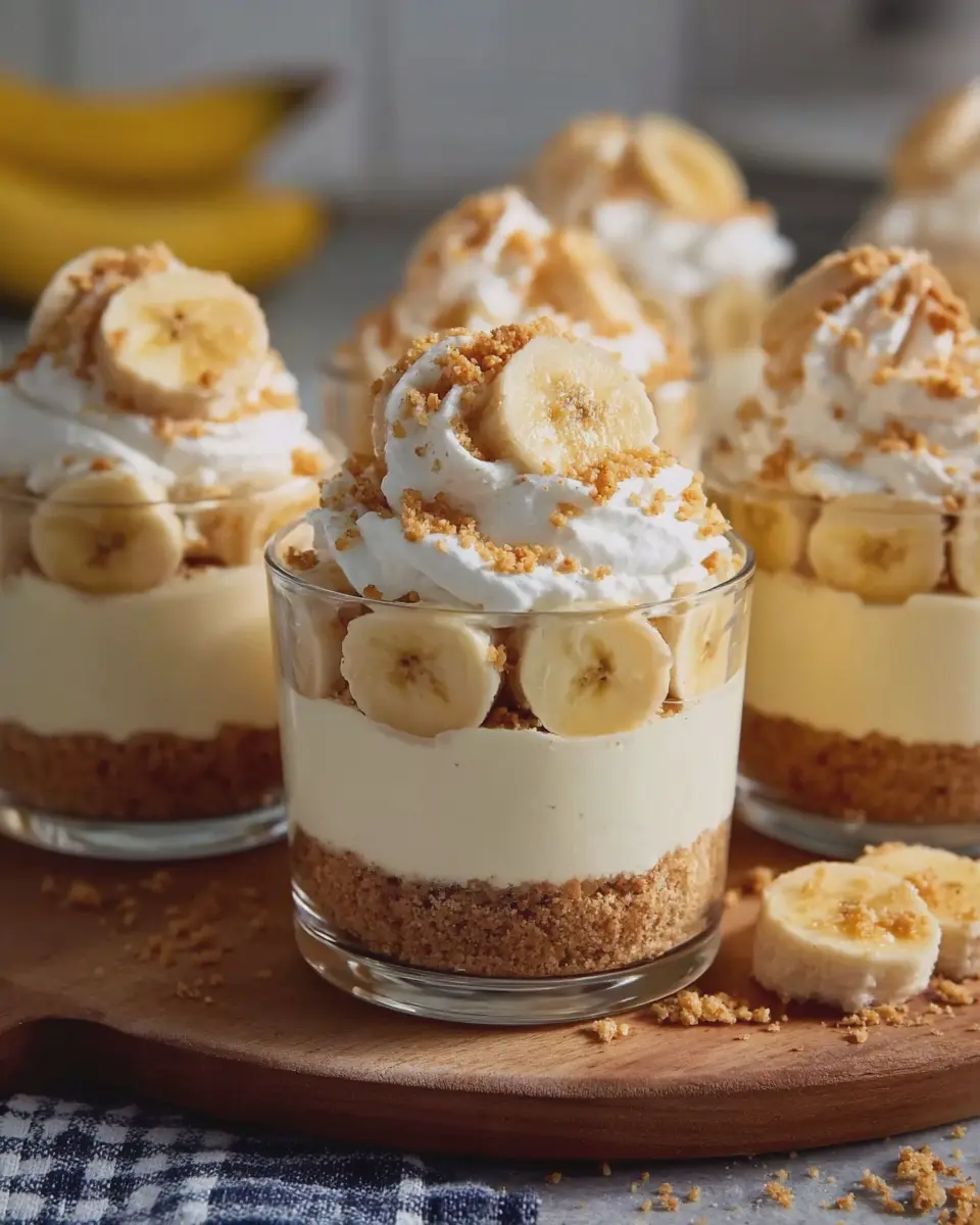 No-Bake Banana Pudding Cheesecake Cups: Easy, Indulgent Delight