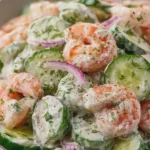 Creamy Cucumber Shrimp Salad
