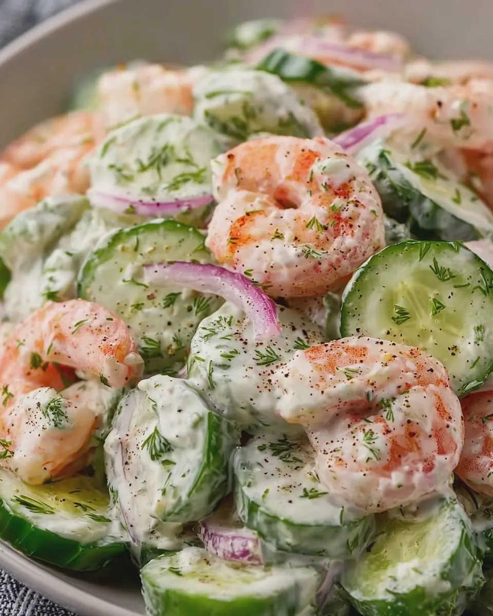 Creamy Cucumber Shrimp Salad: A Refreshing Twist on Tradition