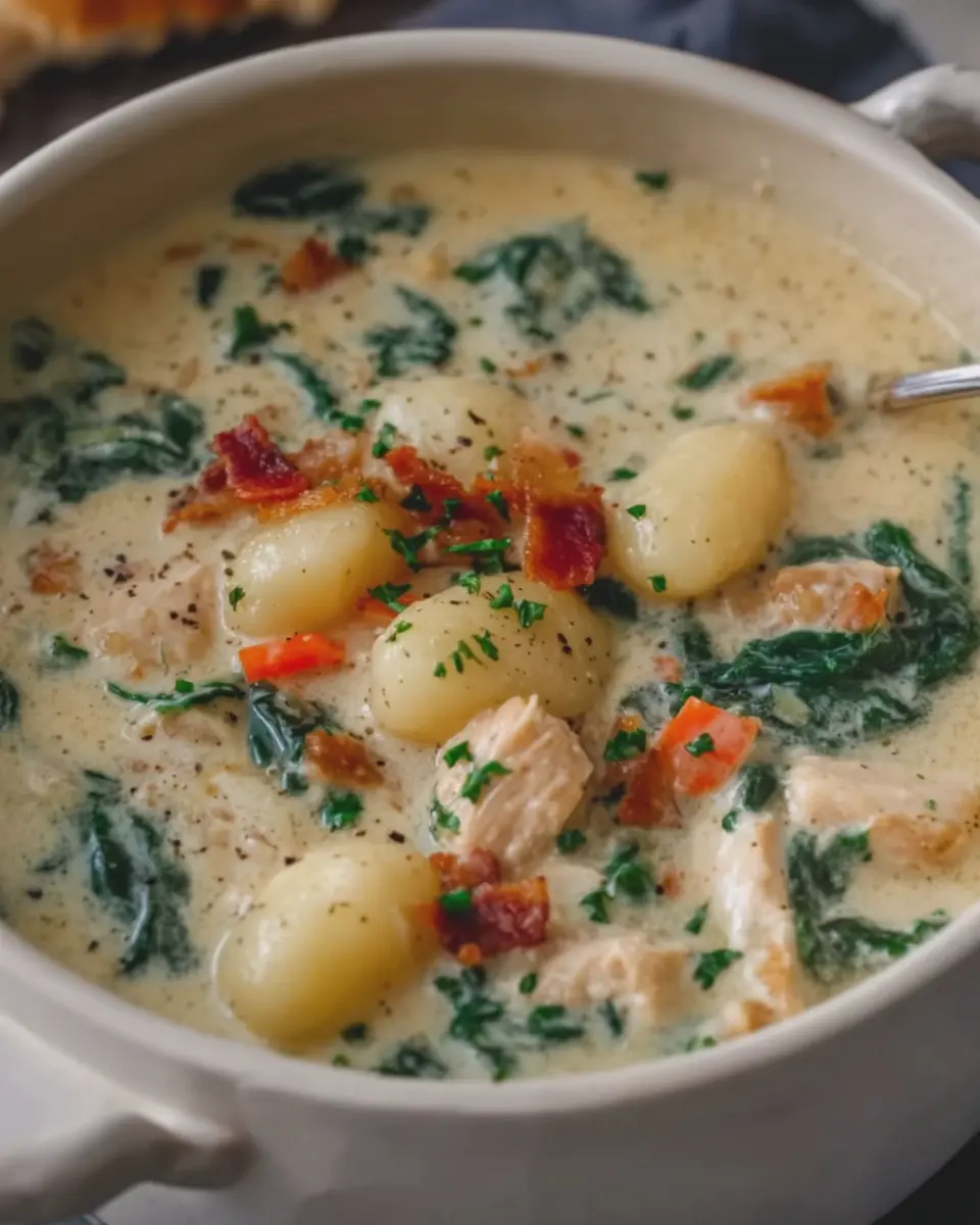 Copycat Olive Garden Chicken Gnocchi Soup: Easy Comfort in a Bowl