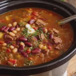 Crockpot Cajun 15 Bean Soup