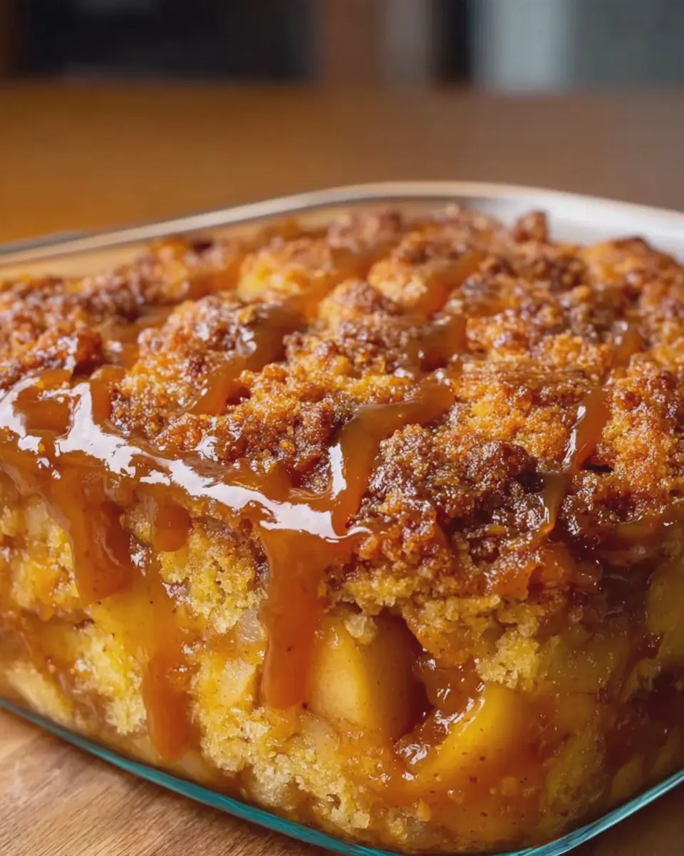 Irresistible Caramel Apple Dump Cake: An Easy Fall Favorite
