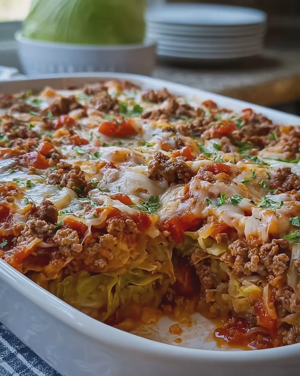 Unstuffed Cabbage Roll Casserole: Easy Comfort Food Delight