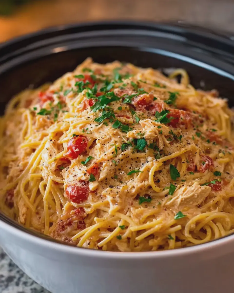 Crockpot Chicken Spaghetti: A Comforting, Easy Family Meal