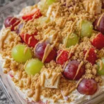 Strawberry Apple Grape Cheesecake Salad