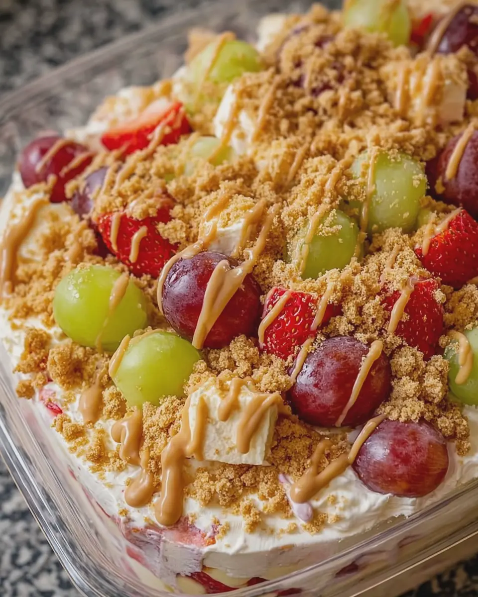 Strawberry Apple Grape Cheesecake Salad: A Refreshing Twist