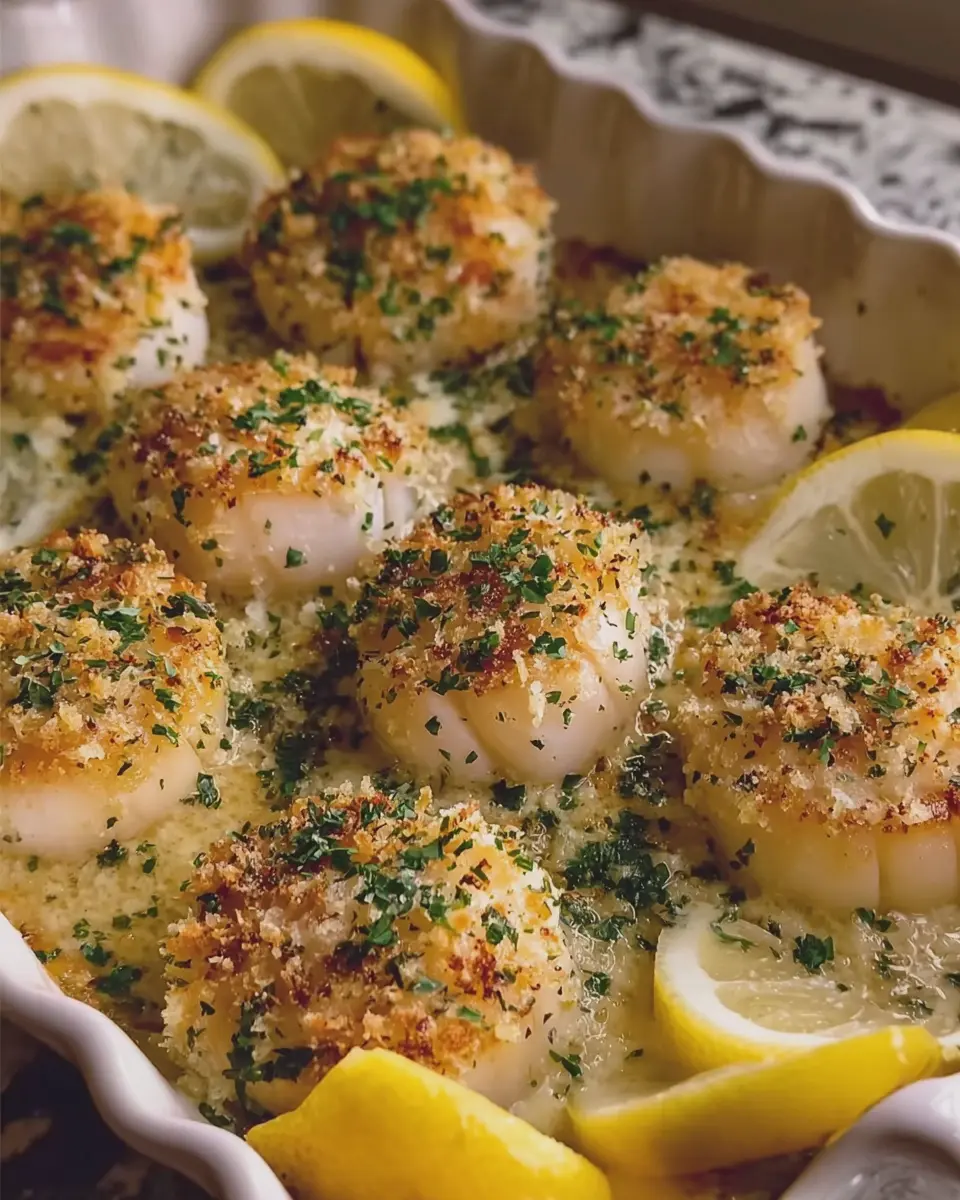 Garlic Butter Baked Scallops: A Juicy Delight for Seafood Lovers