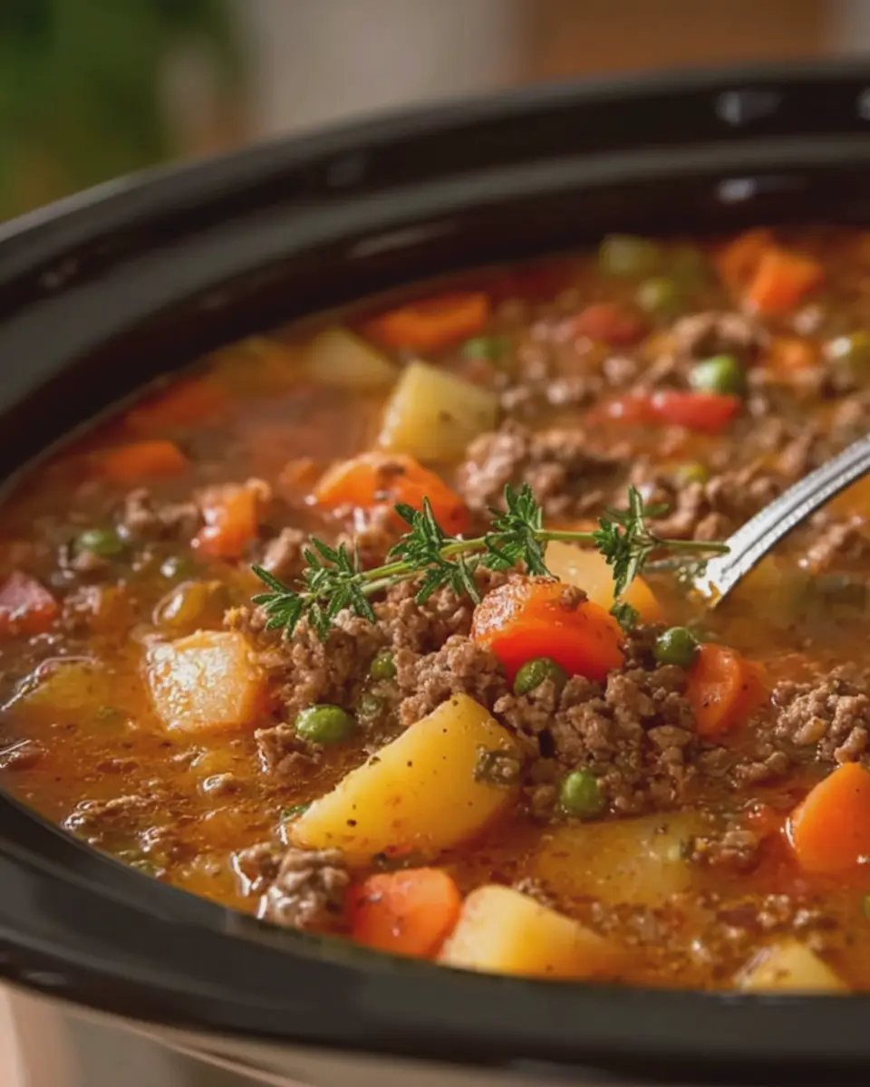 Old-Fashioned Slow Cooker Hobo Stew: Easy, Hearty Beef Delight