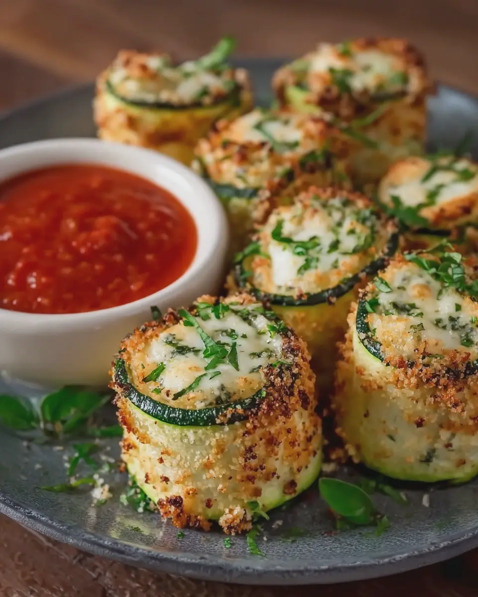 Crispy Stuffed Zucchini Rolls: A Flavorful Delight with Turkey Bacon