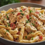 Slow Cooker Cheesy Chicken Penne