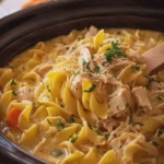 Crockpot Chicken & Noodles