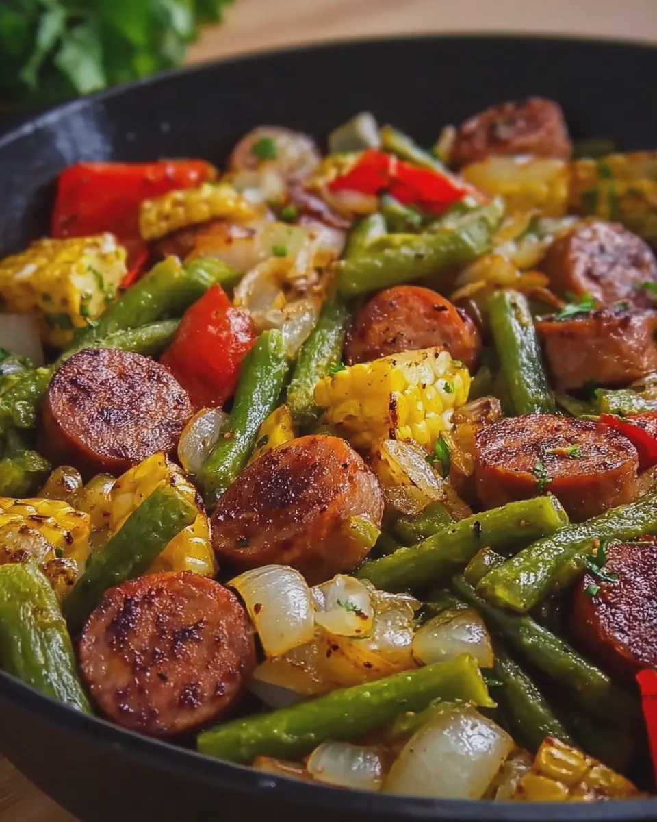 Smoked Sausage and Veggie Skillet: Easy Weeknight Delight