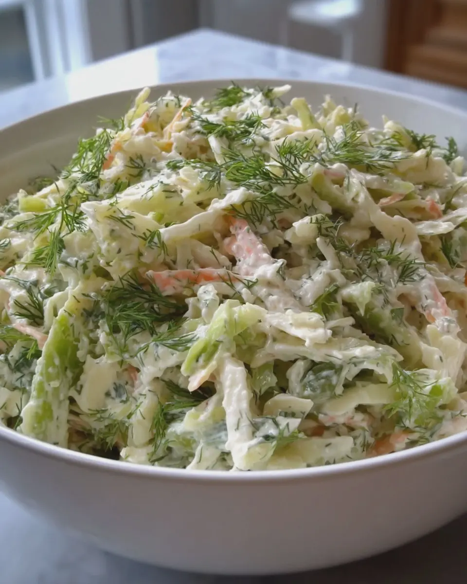 Creamy Dill Pickle Ranch Coleslaw: The Best Twist on a Classic