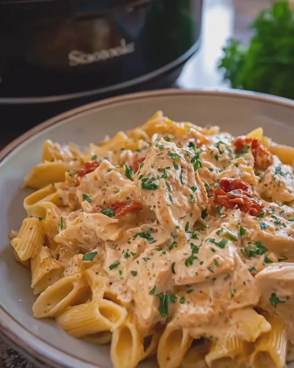 Crockpot Creamy Chicken Pasta: Indulgent Comfort Food Made Easy