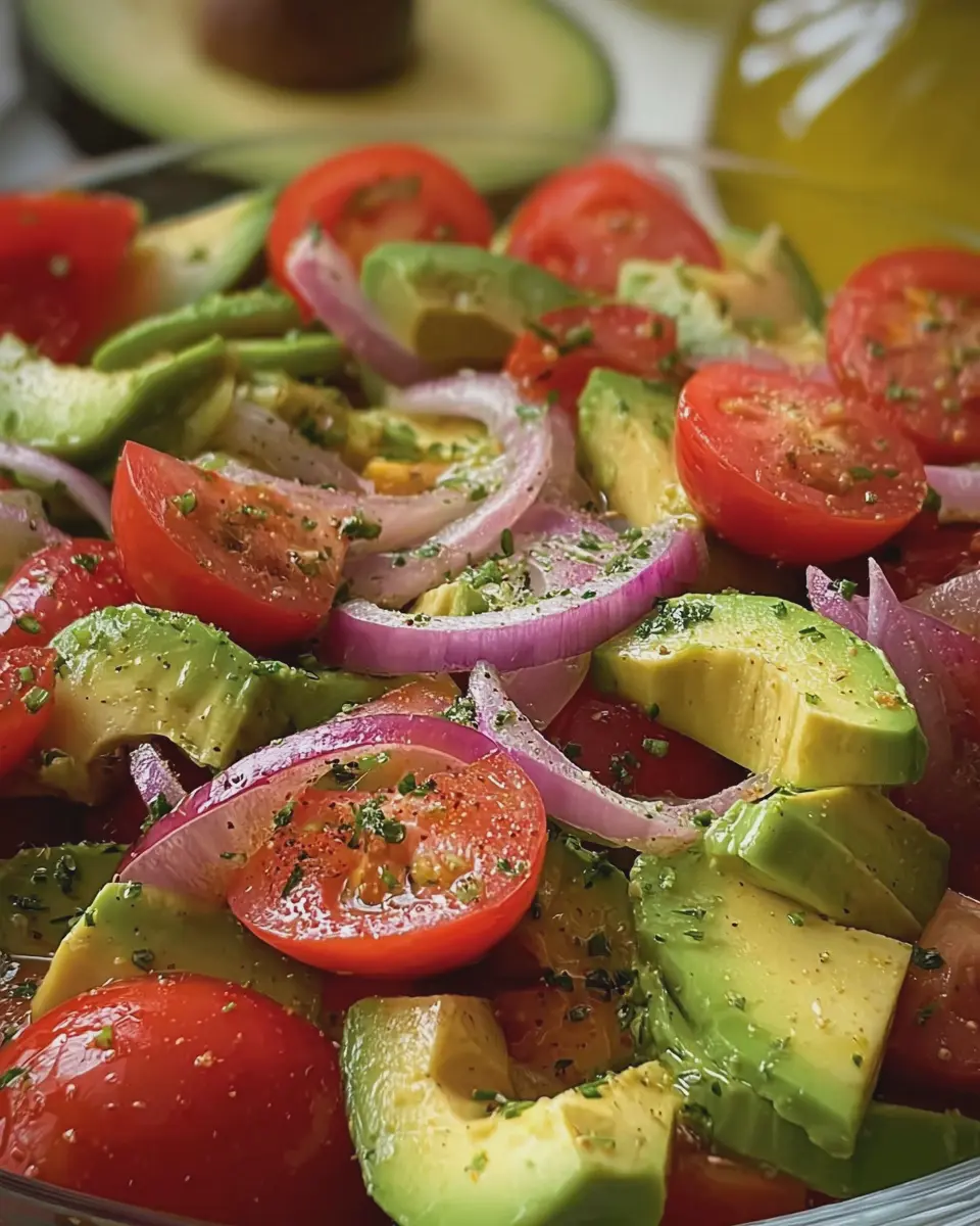 Avocado Tomato Onion Salad: Easy, Fresh, and Full of Flavor