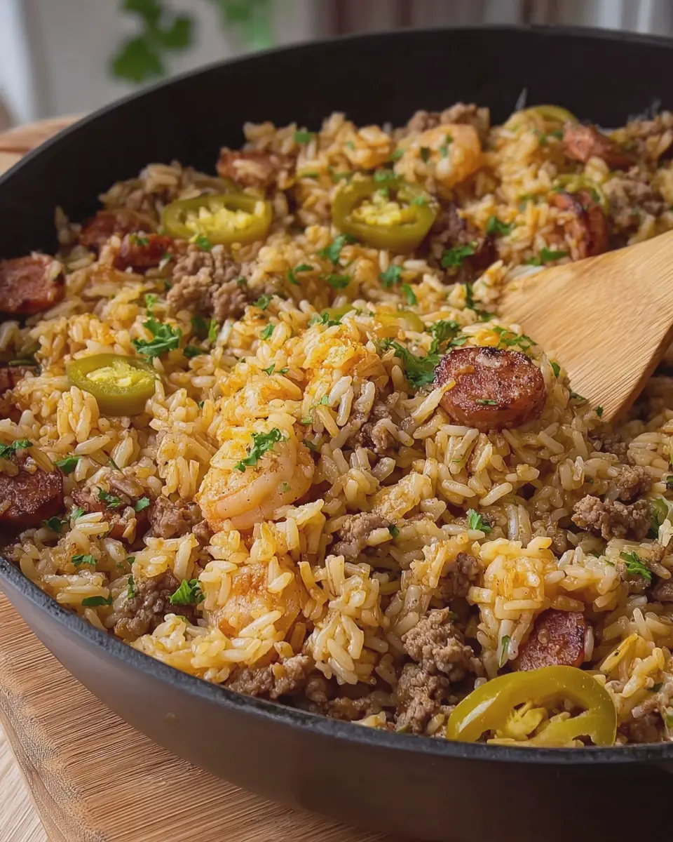 Mississippi Skillet Rice: Easy Comfort Food with Turkey Bacon