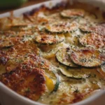Parmesan Zucchini and Potato Gratin