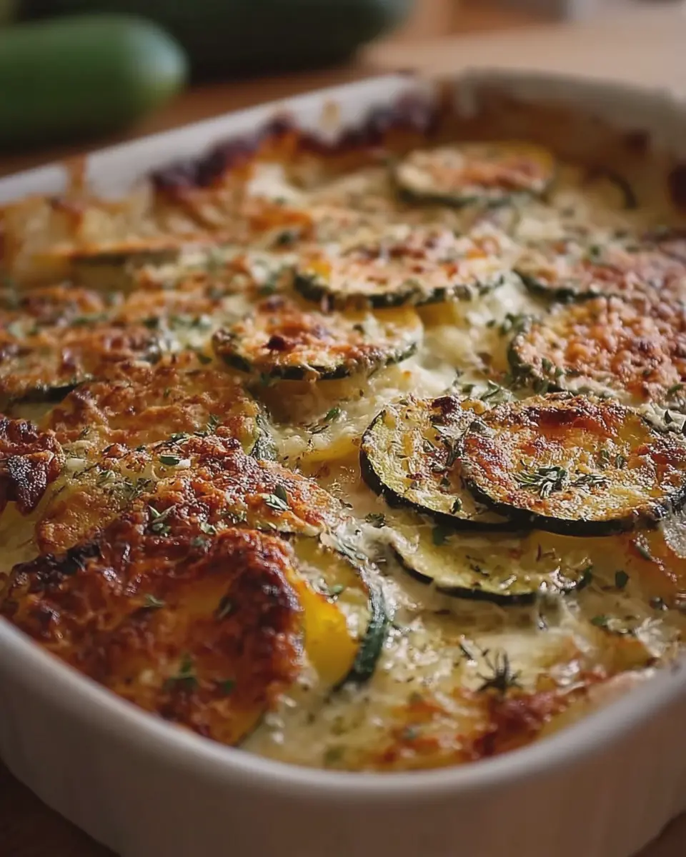 Parmesan Zucchini and Potato Gratin: A Comforting, Easy Delight