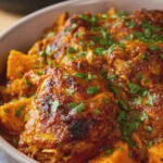 Crockpot Southern BBQ Chicken and Sweet Potatoes