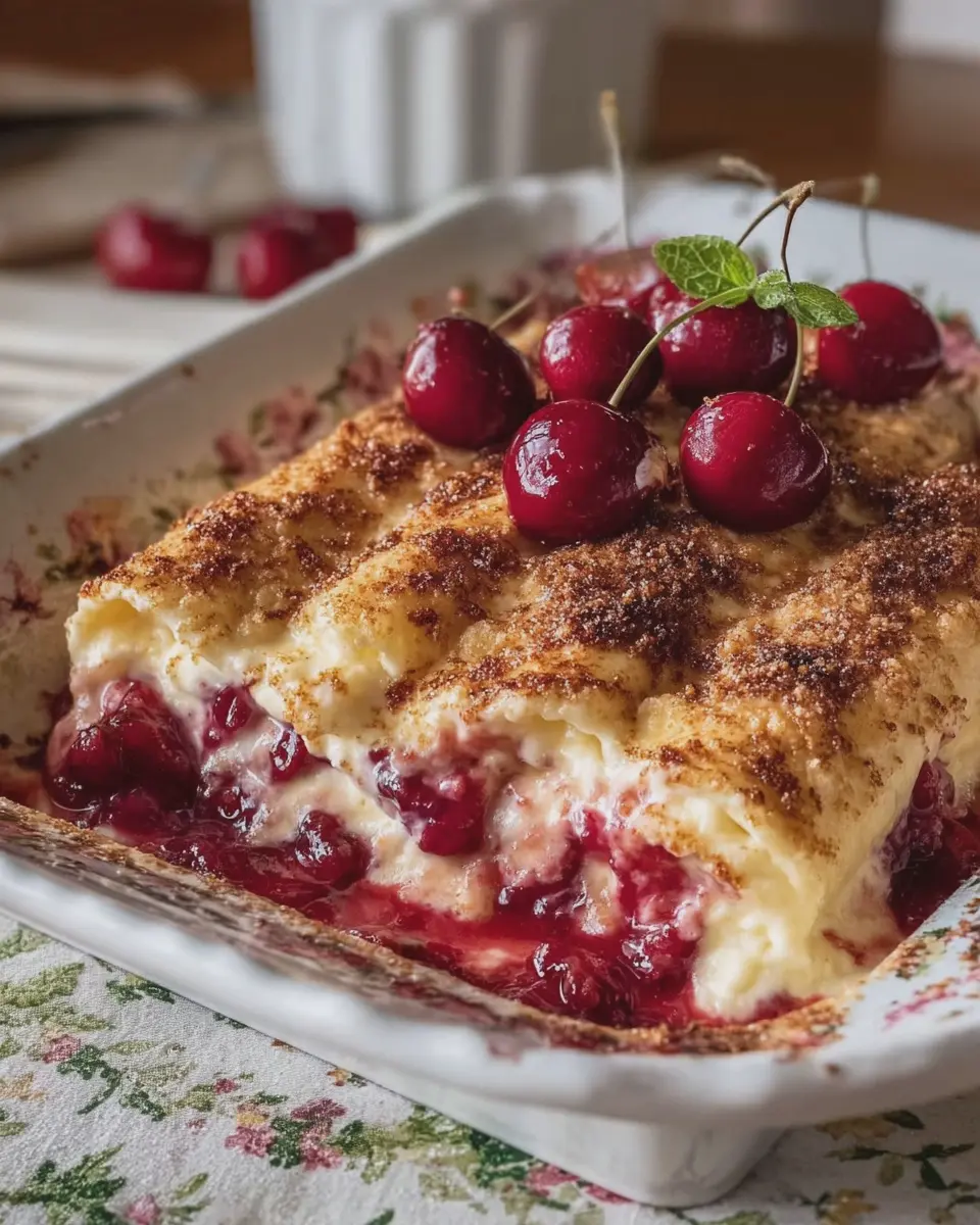 Cherry Vanilla Cheesecake Enchiladas: The Indulgent Twist You Need