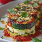 Layered Zucchini Ricotta Melts with Marinara The Best Low Carb Comfort Food